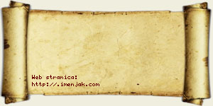 Jovana Blašković vizit kartica